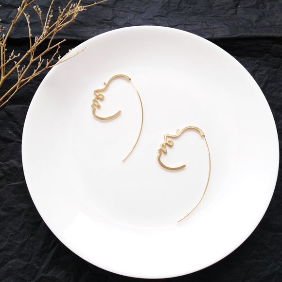 Myth X Dream Jewelry - 💕LAST ONE Artsy Face String Earrings